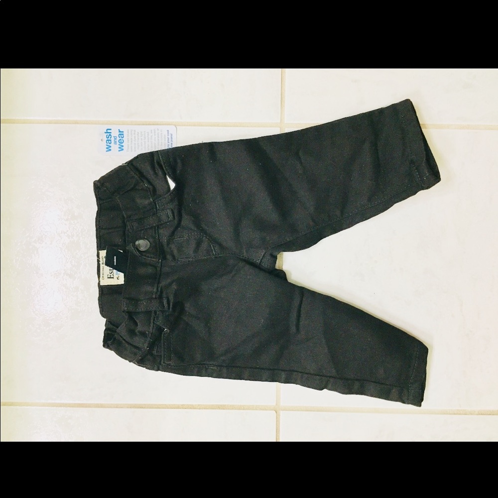 Black infant jeans 6/9 MO never worn!